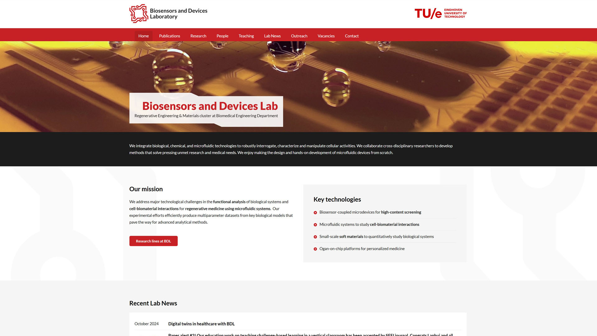 Websiteproject Biosensors and Devices Lab